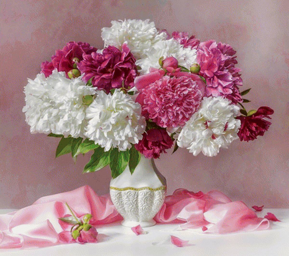 №1980229 - натюрморт, цветы, пионы - предпросмотр