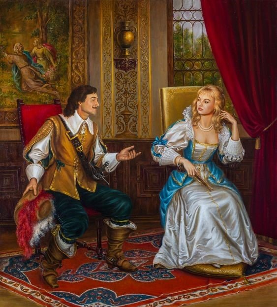 Д"Артаньян и Миледи - оригинал