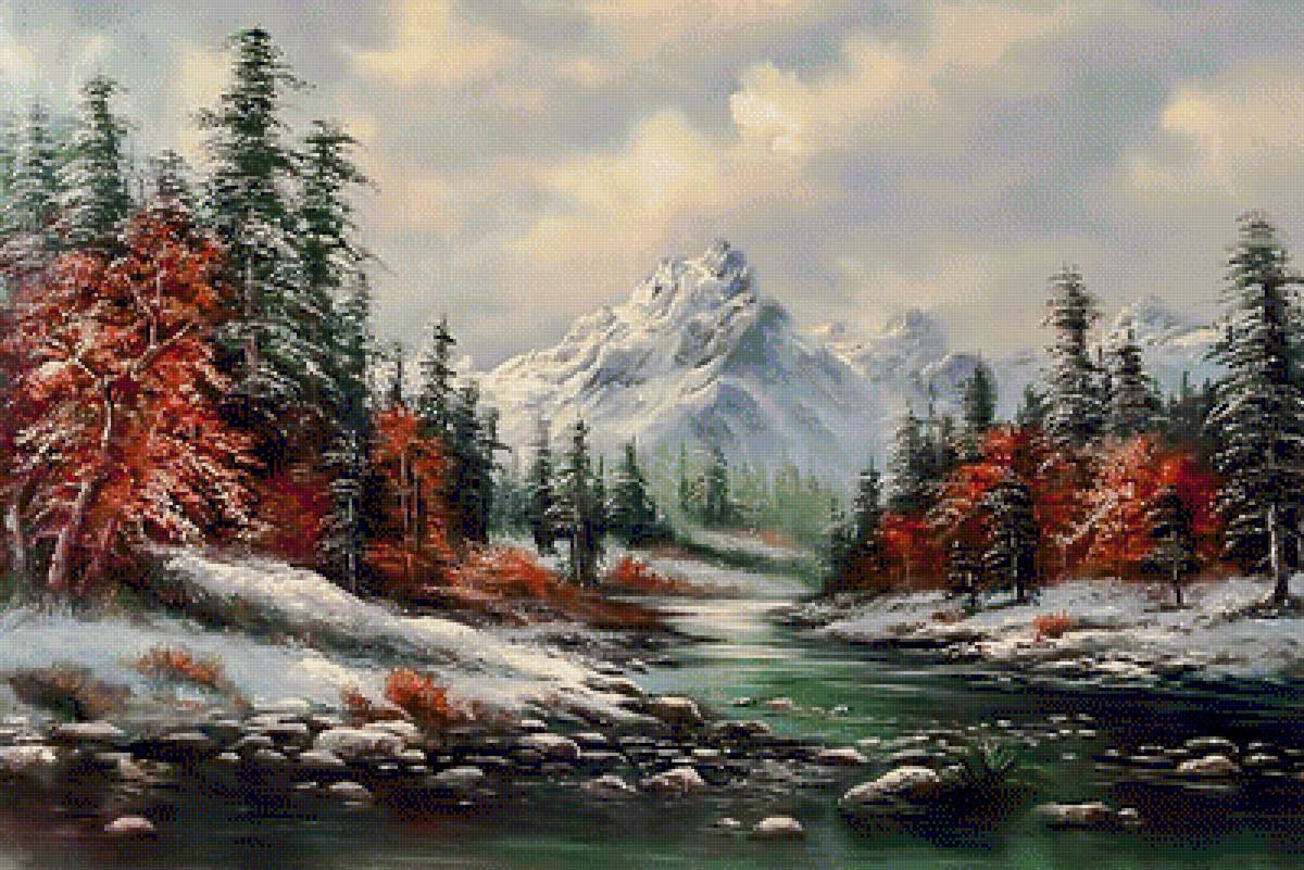 Canadian Forest. - walter whitman painter.landscapes. snowscenes. - предпросмотр