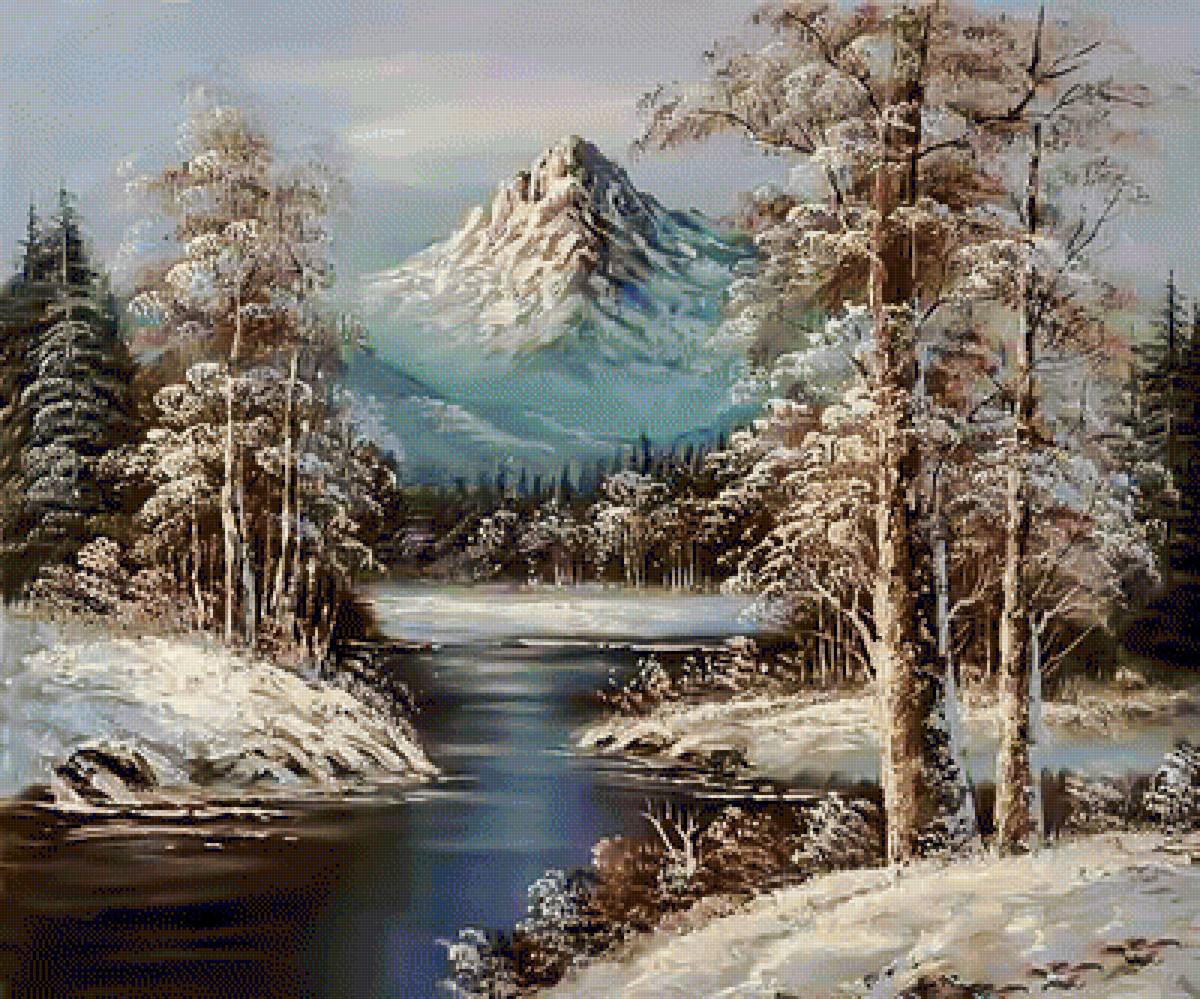 Canadian Forest-2. - walter whitman painter.landscapes. snowscenes. - предпросмотр