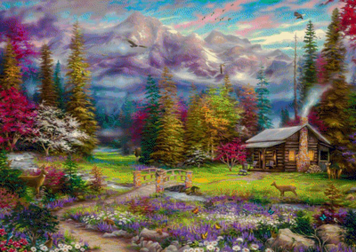 Inspiration of Spring. - chuck pinson painter.landscape.animals.birds. - предпросмотр