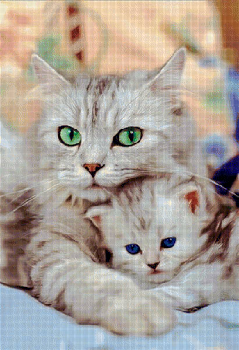 Mother and Baby. - animals. - предпросмотр
