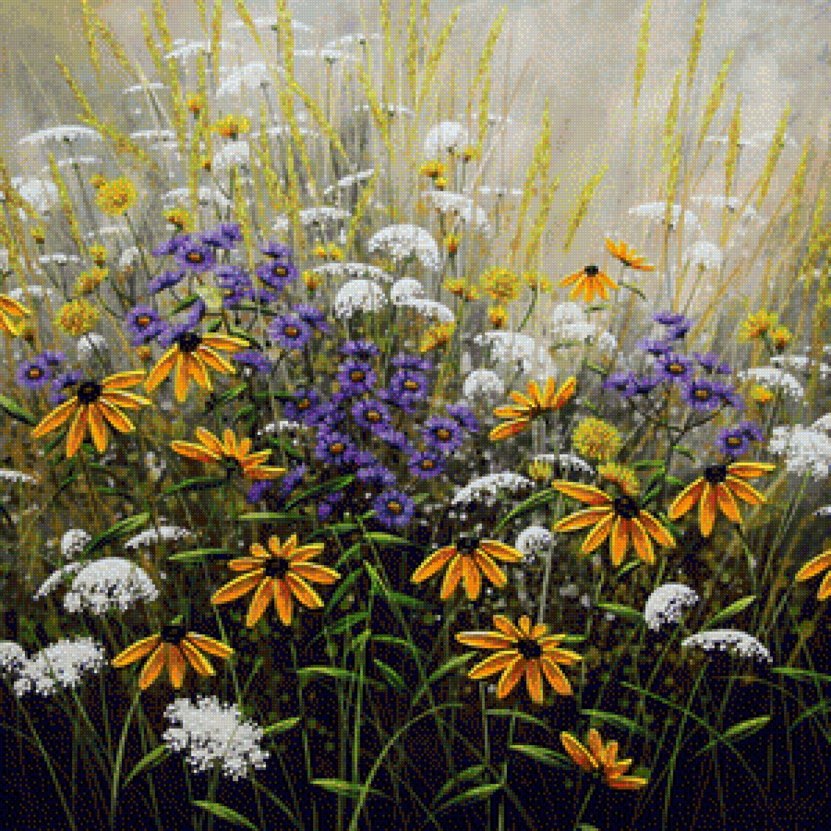 Полевые цветы - предпросмотр