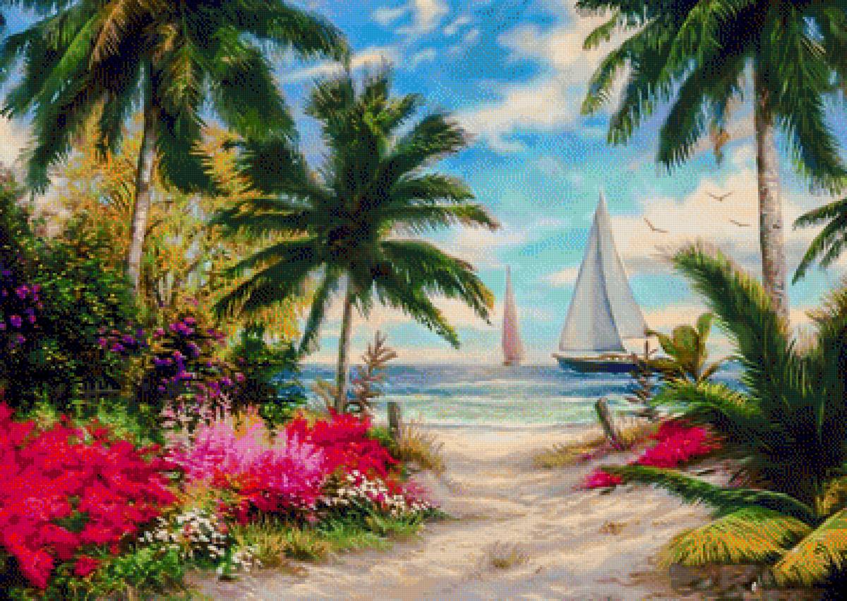 Sea Breeze Trail. - chuck pinson painter.seascapes.flowers and gardens. - предпросмотр