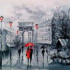 Схема вышивки «Париж»