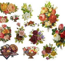 Схема вышивки «Розы»