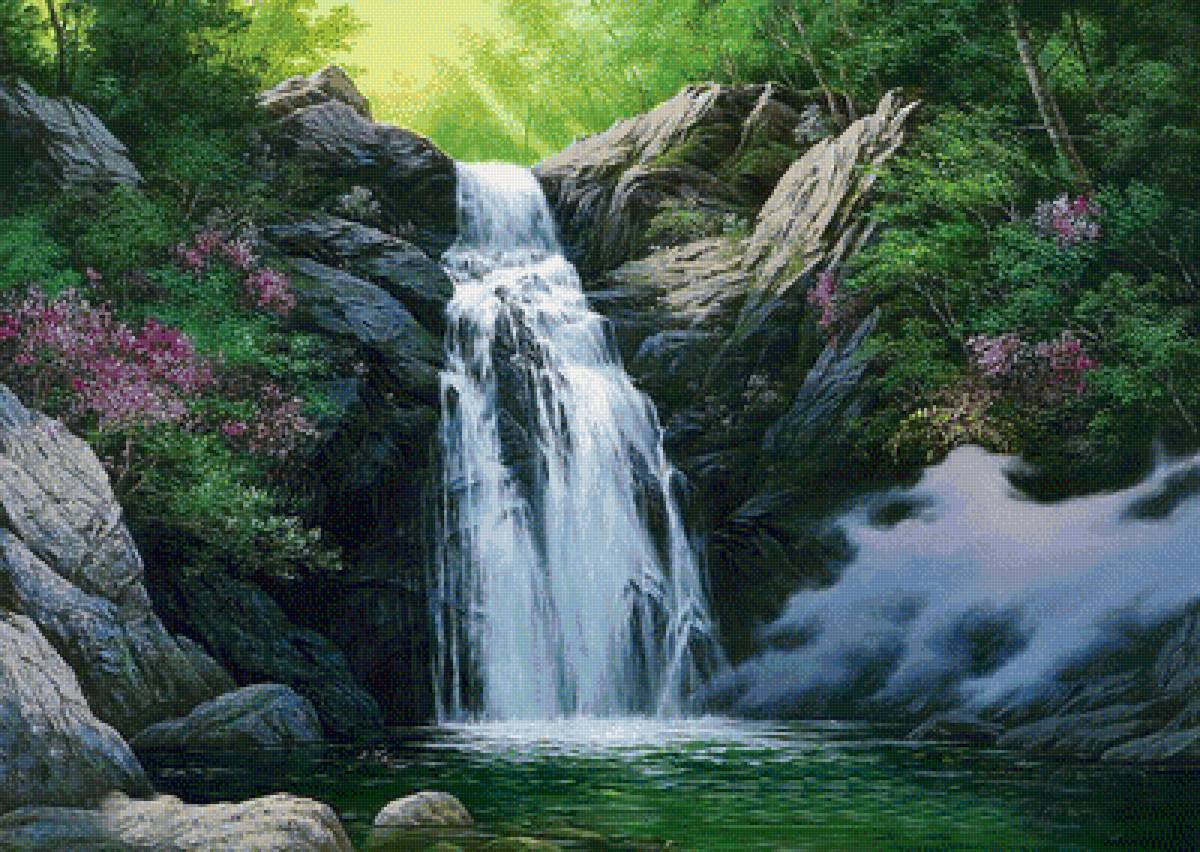 водопад - водопад - предпросмотр