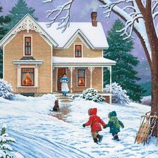 зимний вечер