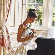 Схема вышивки «у рояля»