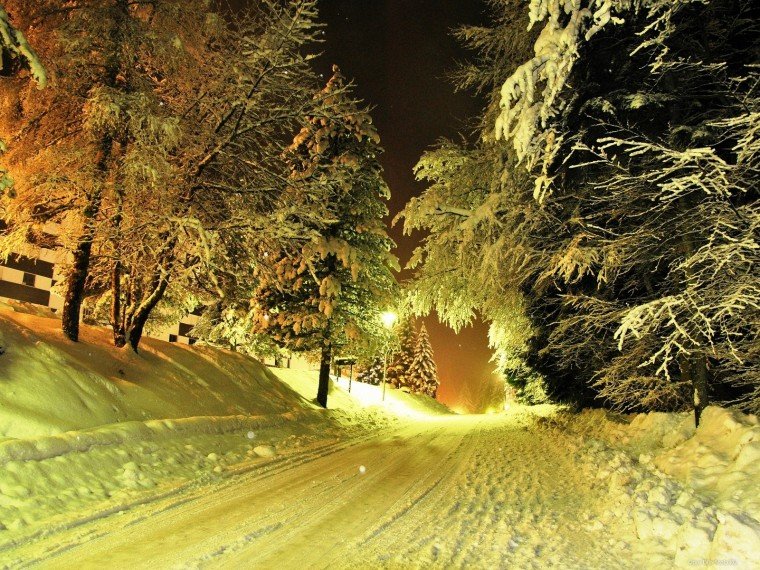 Зимняя ночь - оригинал