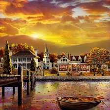 Схема вышивки «Atardecer»