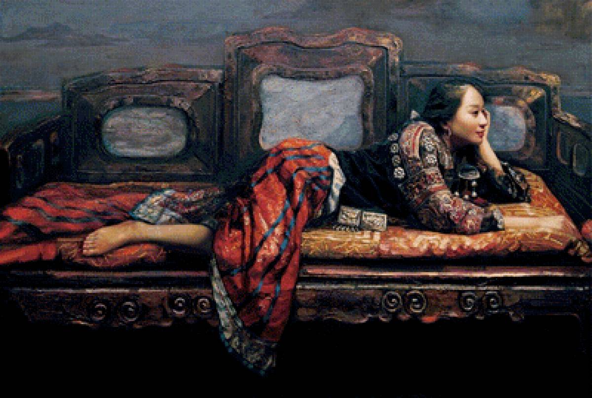 Zhao Kailin, японка за отдыхом - гейша, японка за отдыхом - предпросмотр