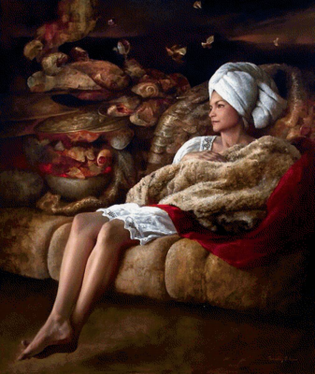 Рикардо Фернандес Ортега - женщина за отдыхом - предпросмотр