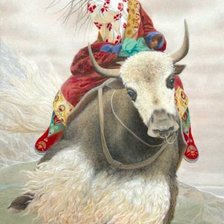 Схема вышивки «Ван Игуан, летающие девушки»