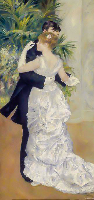 City Dance. - pierre auguste renoir paintings. - оригинал