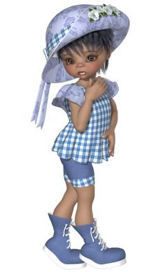 ГОЛУБАЯ ШЛЯПА - дети - оригинал