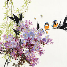 Схема вышивки «Китайская живопись №3»