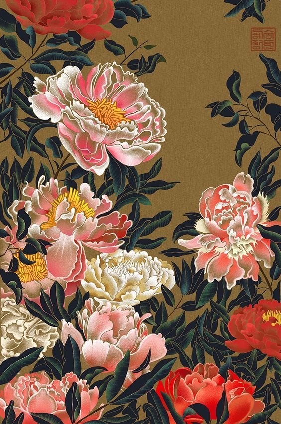 Пионы - оригинал