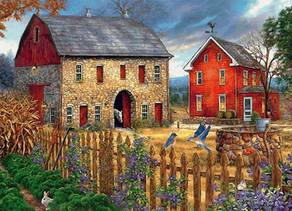 Голубые птицы - предпросмотр