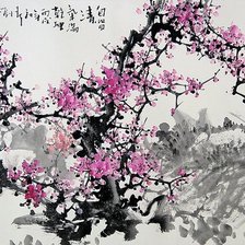 Схема вышивки «Сакура»