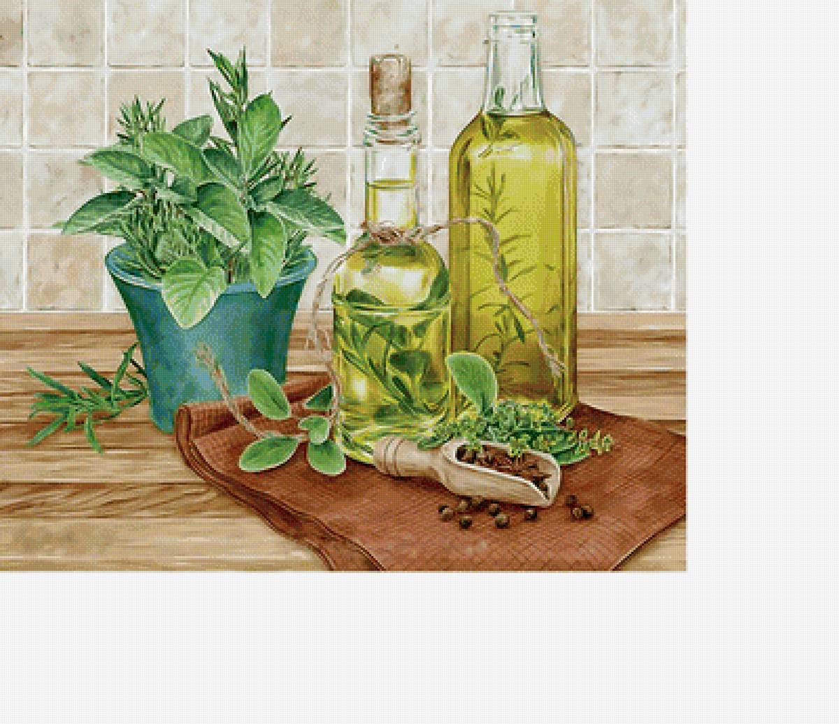 Травы-пряности. - травы, натюрморт, пряности - предпросмотр