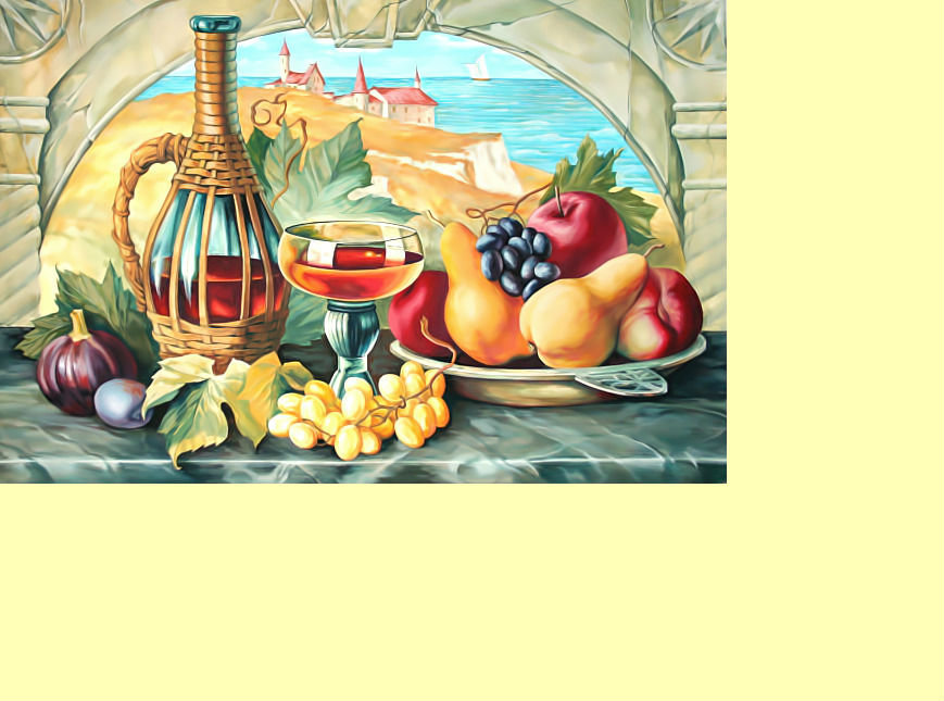 Маленький натюрморт. - фрукты, натюрморт - оригинал