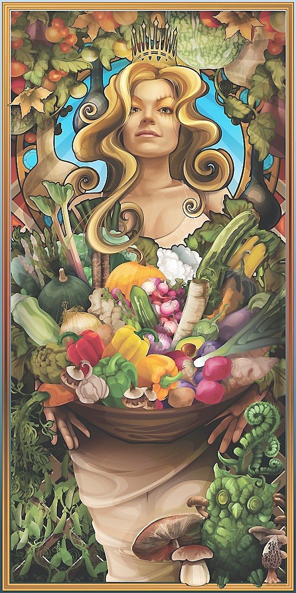 Богиня овощей - оригинал
