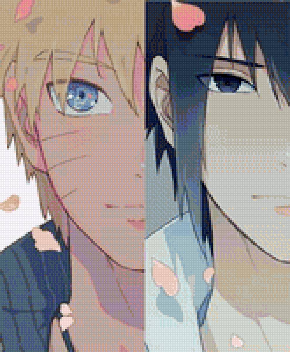 Наруто и Саске - наруто - предпросмотр