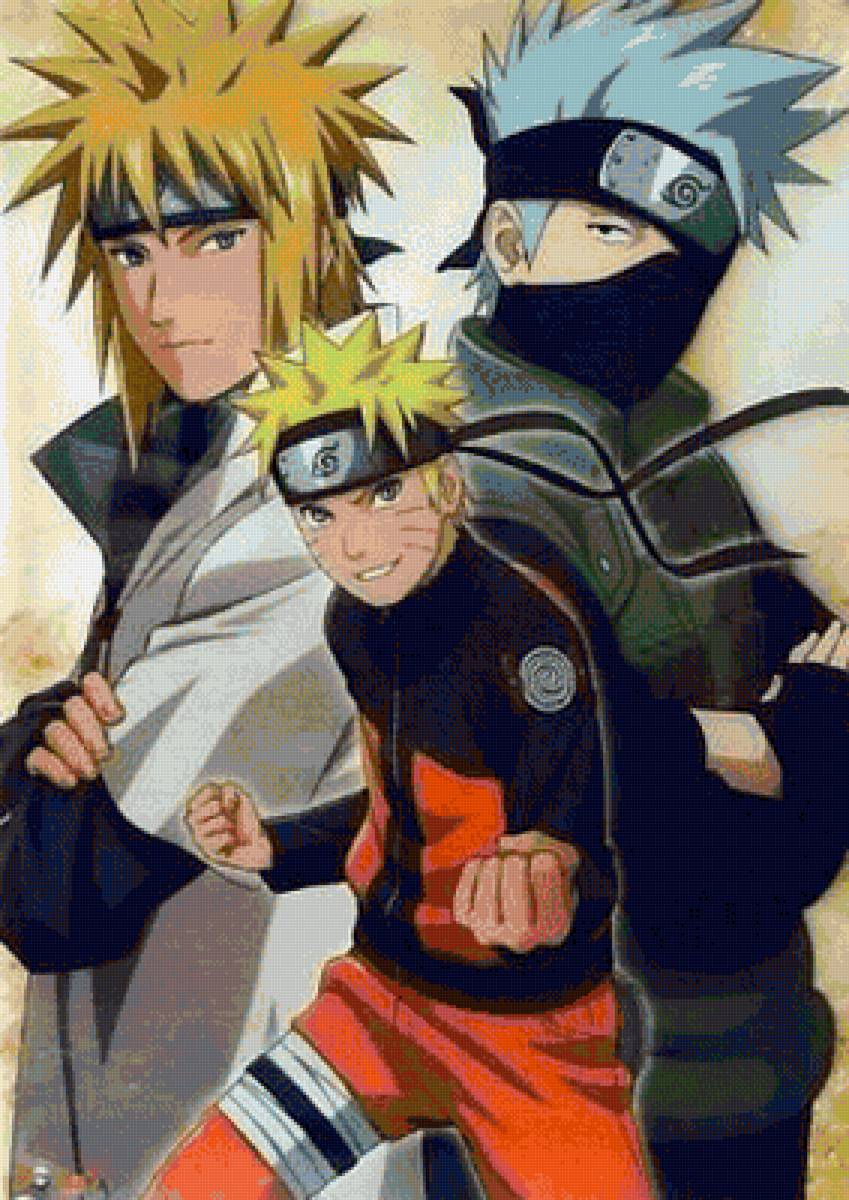 Наруто какаши и минато - наруто - предпросмотр