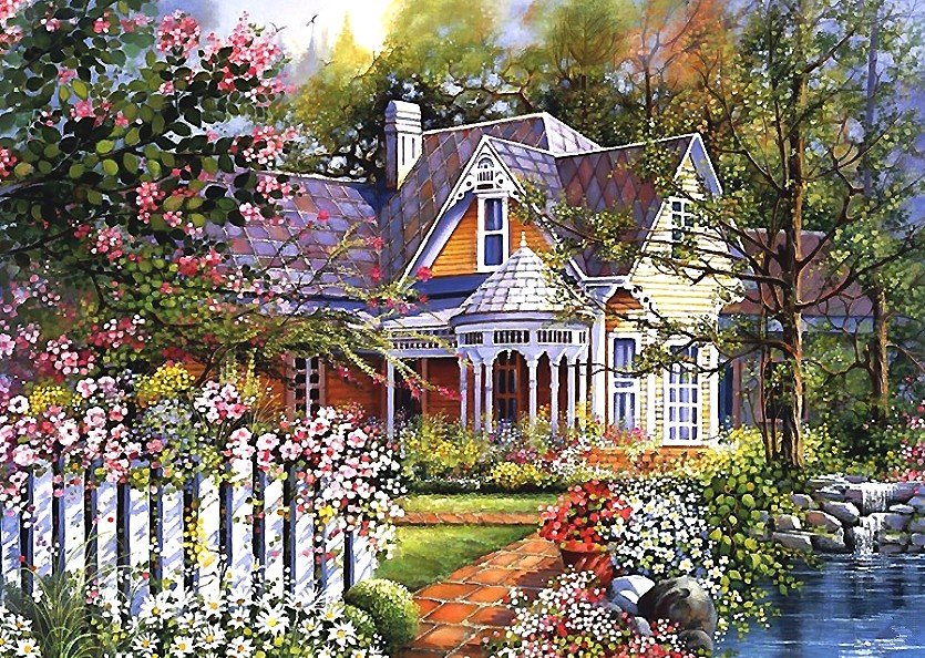 Красивый дом - оригинал