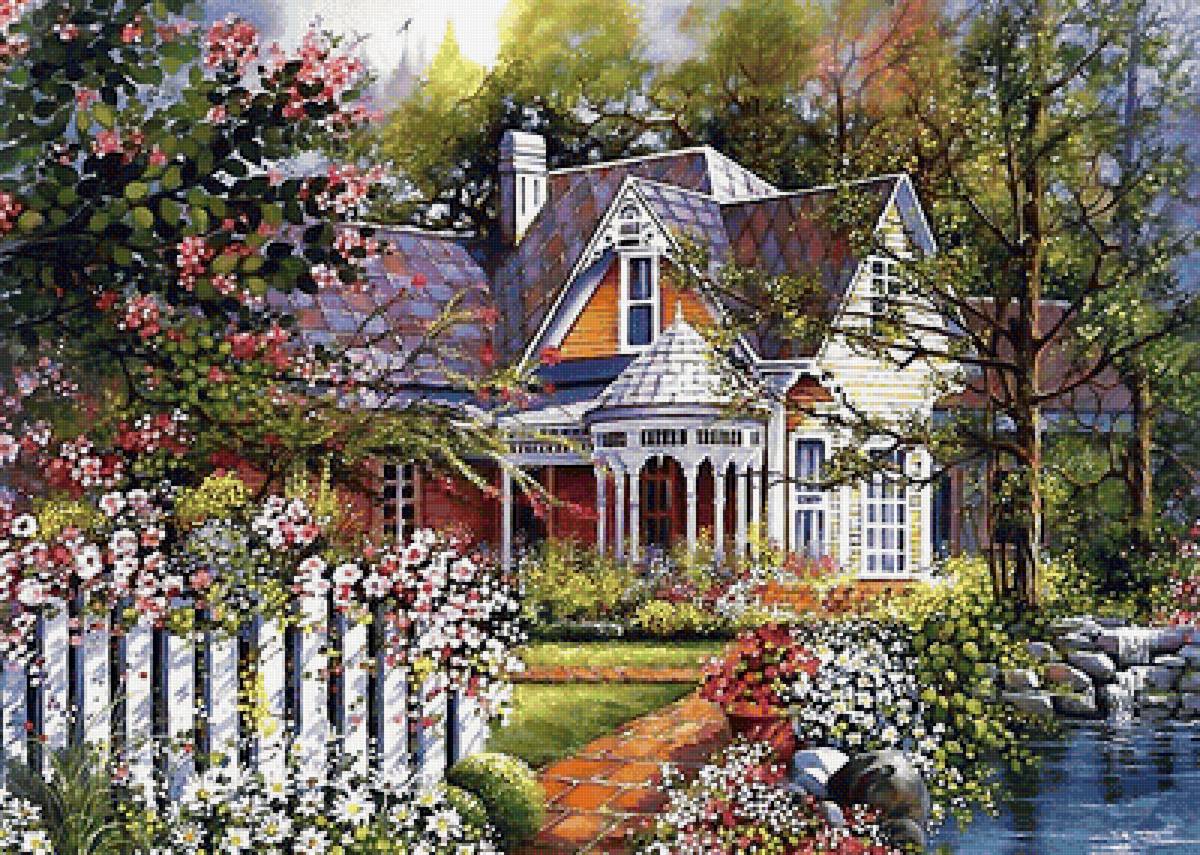 Красивый дом - предпросмотр