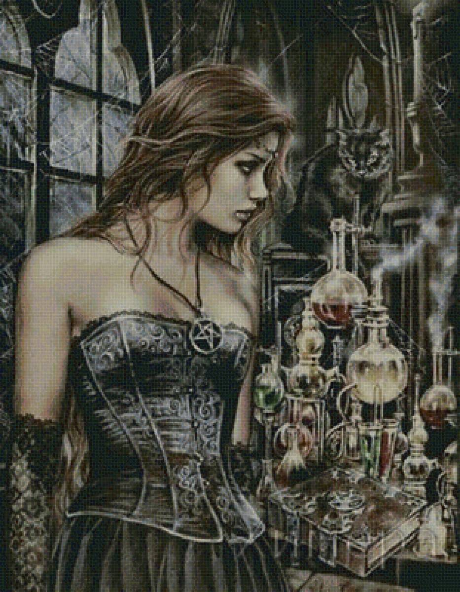 Алхимик - магия, девушка - предпросмотр