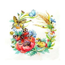 Схема вышивки «акварель»