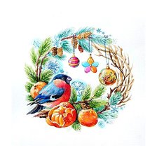 Схема вышивки «новый год»