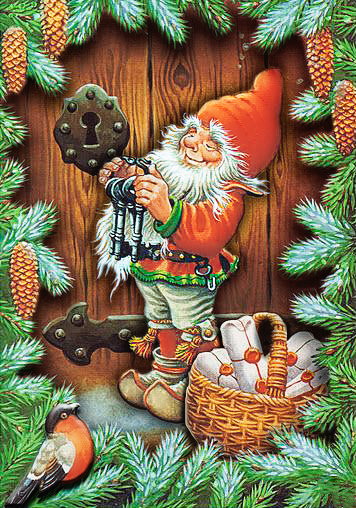 Новогодний гном - сказка - оригинал