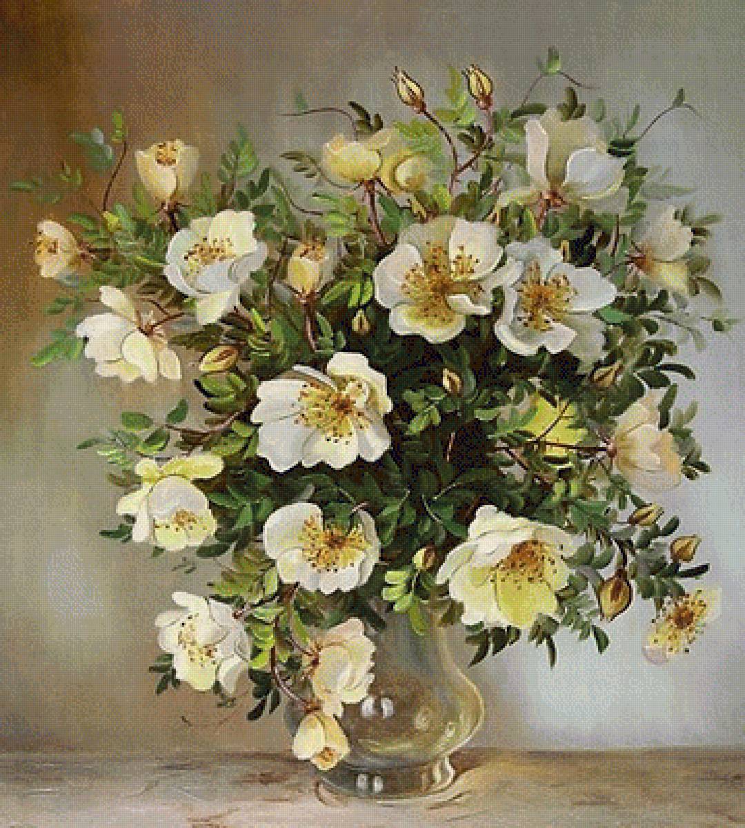 Цветущий шиповник - цветущий шиповник - предпросмотр