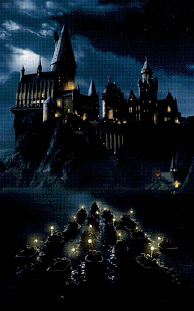 Ночной Хогвартс - предпросмотр
