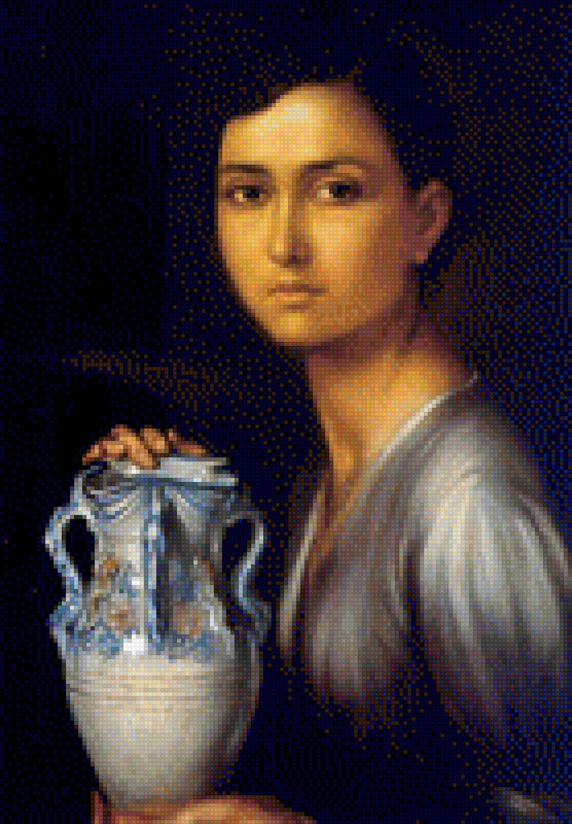 La niña de la jarra - julio romero de torres - предпросмотр