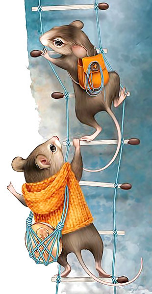 Серия "Грызуны" - животные, грызуны, детская, мышки - оригинал