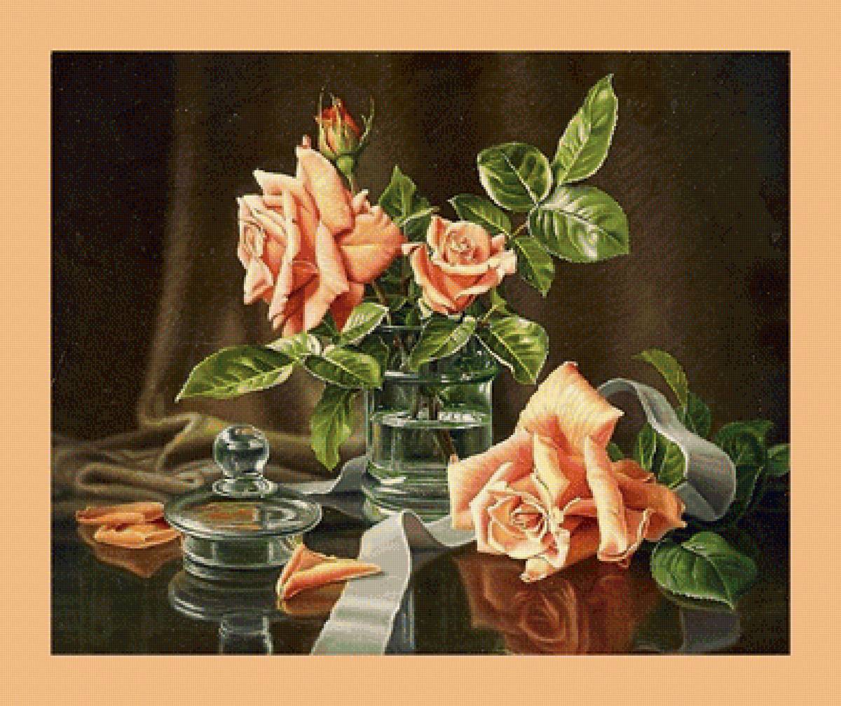 №1986873 - розы, натюрморт, цветы - предпросмотр