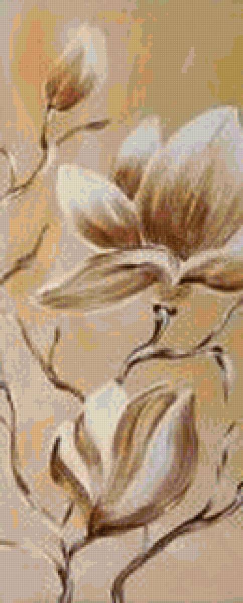 Магнолия триптих - предпросмотр