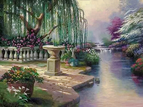 Serenity and Peace. - scenarys.flowers and gardens. - оригинал