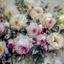 Схема вышивки «Garden Delights Antiques.»