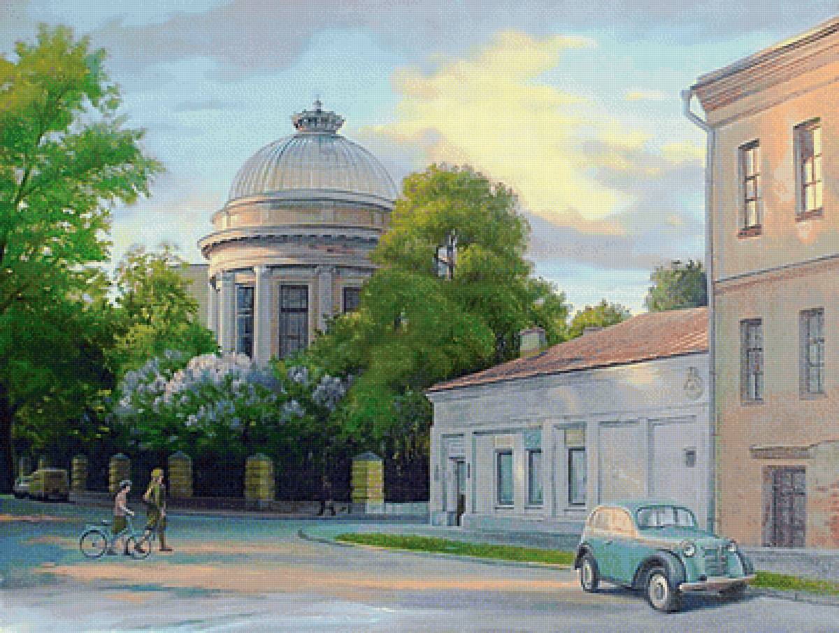 городской пейзаж - городской пейзаж, город, улочка - предпросмотр