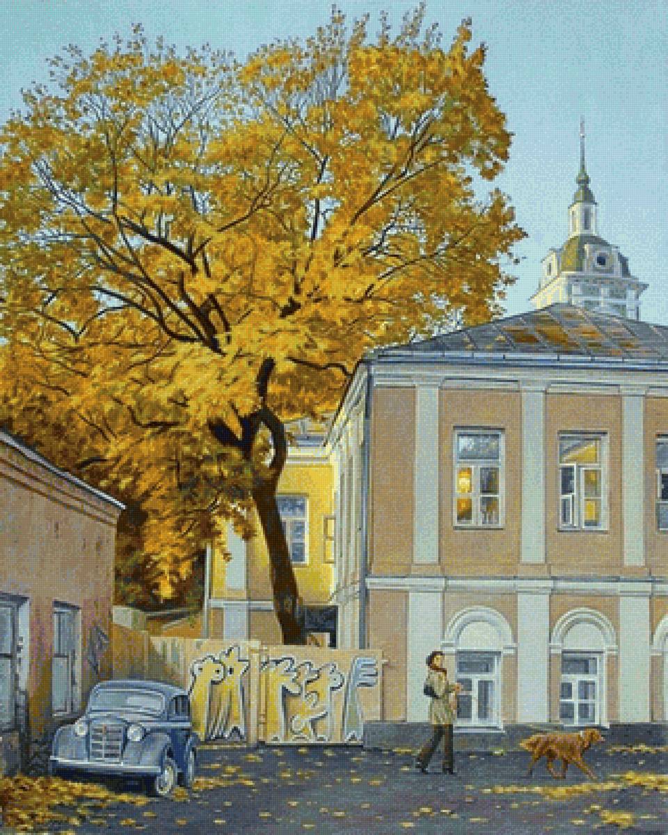 старый дворик - городской пейзаж, старый город, дворик - предпросмотр