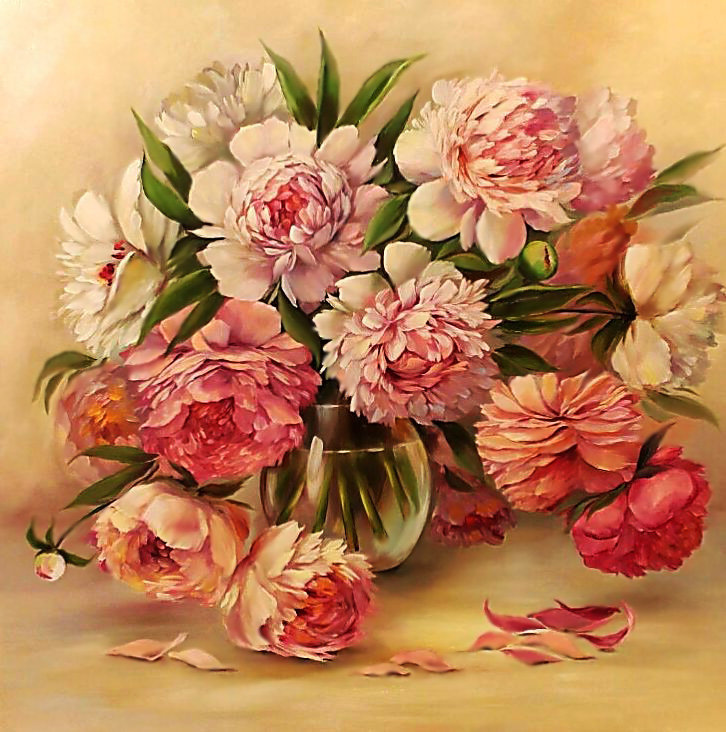 Натюрморт. - цветы, натюрморт, живопись. - оригинал