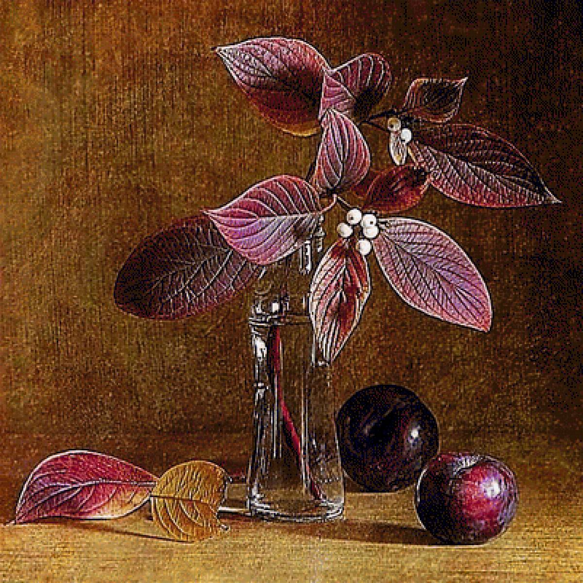 Натюрморт. - живопись., натюрморт, цветы - предпросмотр