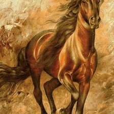 Оригинал схемы вышивки «лошадь» (№1989117)