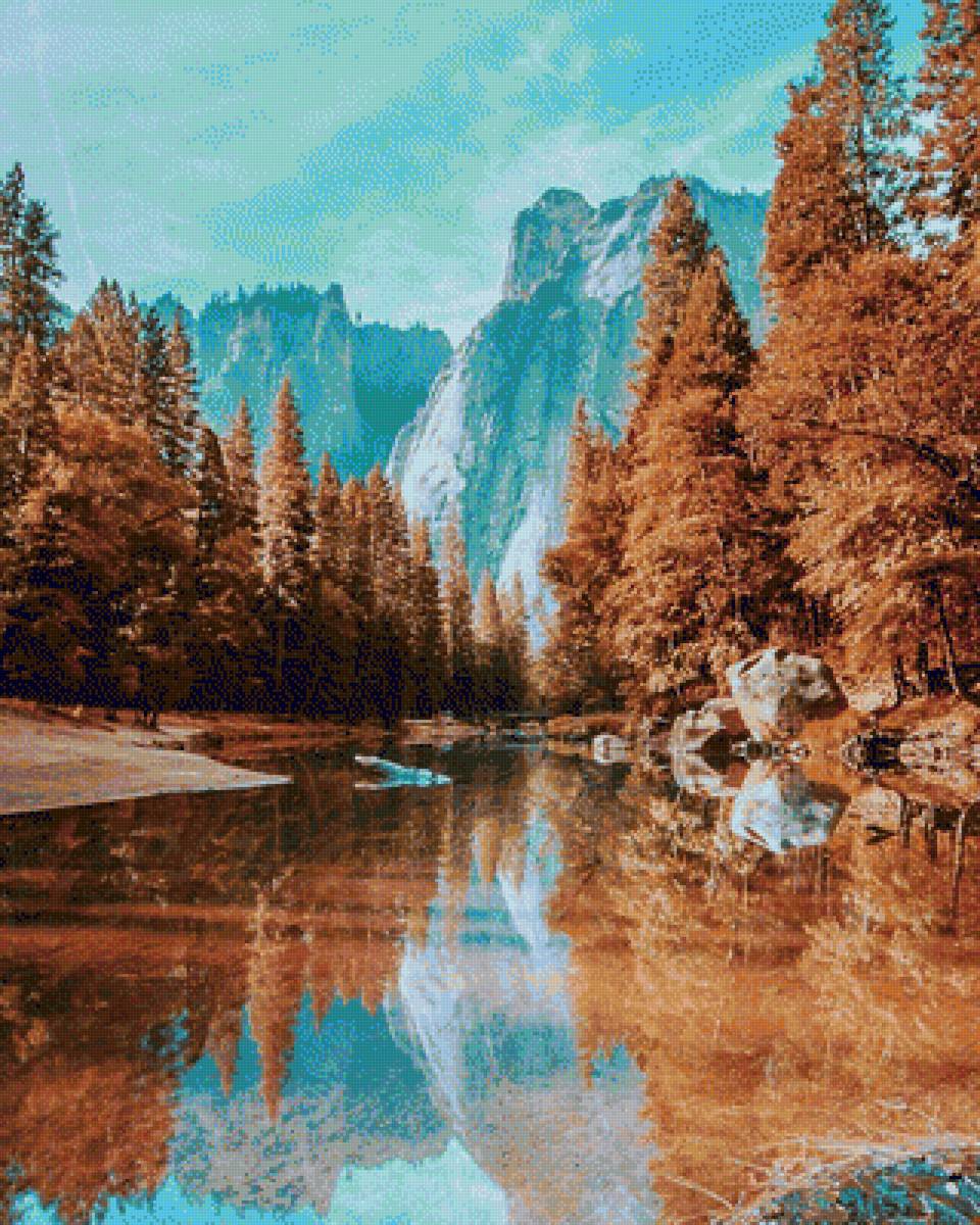 №1990015 - река, горы, природа, лес - предпросмотр