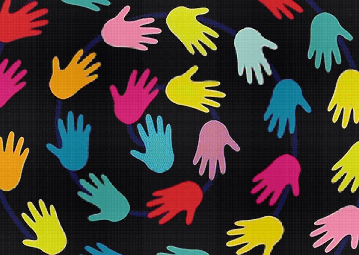 ладошки для подушки - ладошки - предпросмотр